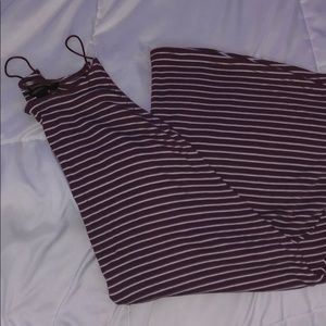 red halter tank dress